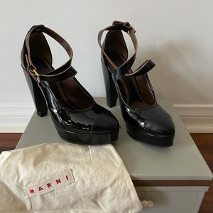 MARNI Pump Scarpa Carbone Size 38.5